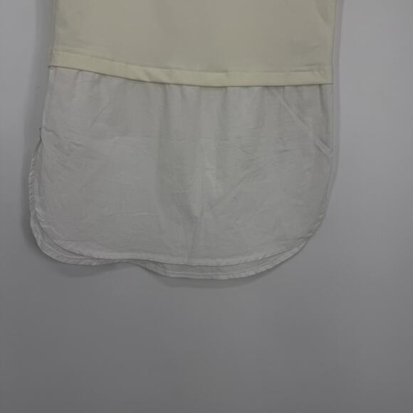 Skinny Shirt Sleeveless Layering Blouse Womens size Small White Slimming NEW - Picture 4 of 14